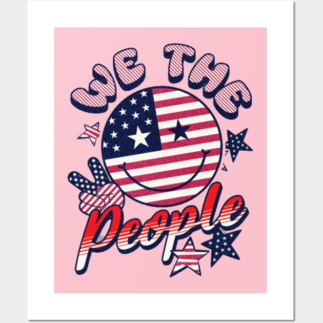 July 4th Wall Art by TeeText